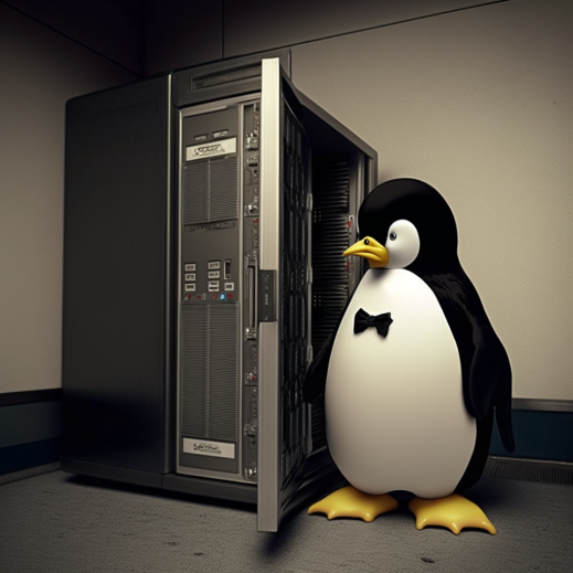 supercomputer and tux